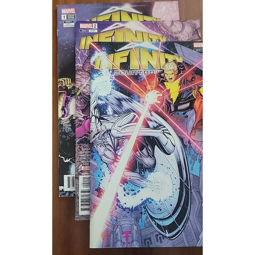 '18 Lot of 3 Marvel Comics Infinity Countdown #1E Kuder Variant, #2 & #3 VF-NM